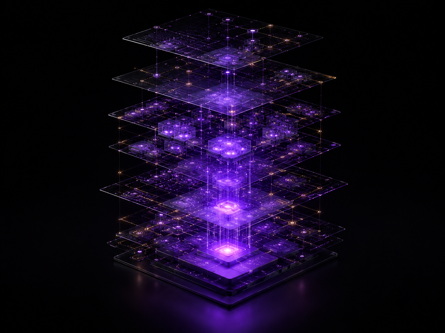Torre de cinco niveles que representa la metodología Penta-DAO